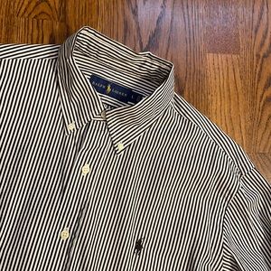 NWOT black and white stripe Ralph Lauren